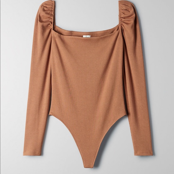 NWT ARITZIA PUFF SLEEVE BODY - Picture 5 of 8